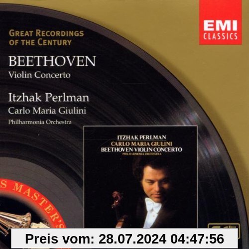 Great Recordings Of The Century - Beethoven (Violinkonzert) von Itzhak Perlman
