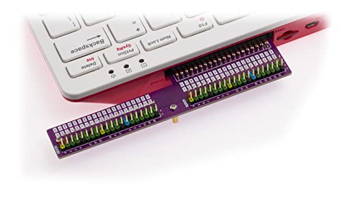 Raspberry Pi 400 GPIO-Header-Erweiterungsadapter, mit farbcodiertem Header, einfach an Ihr Pi400 anschließen, Grün von Iunius