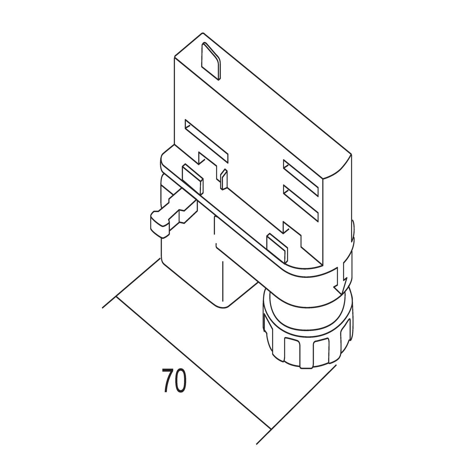 Ivela Universal-Adapter 220-240V, schwarz von Ivela