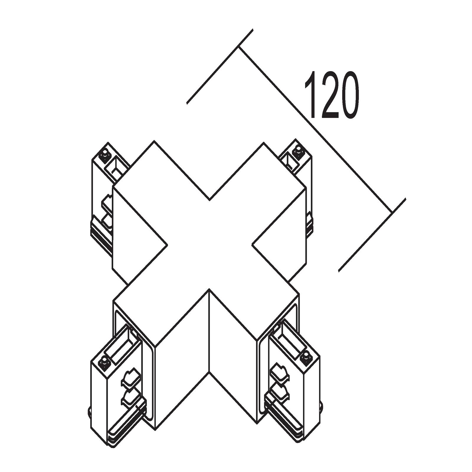 Ivela X-Verbinder 3-Phasen-System LKM, schwarz von Ivela