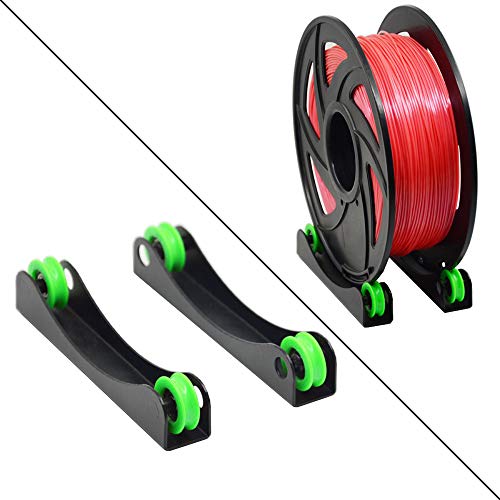 Iverntech 1 Spule Blech 3D Drucker Filament Abroller, Filament Halter für PLA, ABS, Holz, TPU, Nylon, flexible Materialien von Iverntech