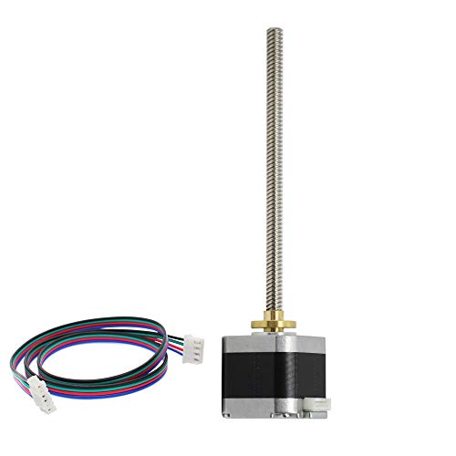 Iverntech NEMA 17 Schrittmotor mit integrierter 150 mm T8-Leitspindel für RepRap Prusa i3 3D-Drucker Z-Achse oder CNC-Maschine Iverntech NEMA 17 Schrittmotor mit integrierter 150 mm T8-Leitspindel für RepRap Prusa i3 3D-Drucker Z-Achse oder CNC-Maschine von Iverntech