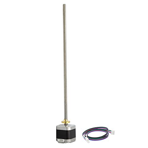 Iverntech NEMA 17 Schrittmotor mit integrierter 350 mm T8-Leitspindel für RepRap Prusa i3 3D-Drucker Z-Achse oder CNC-Maschine Iverntech NEMA 17 Schrittmotor mit integrierter 350 mm T8-Leitspindel für RepRap Prusa i3 3D-Drucker Z-Achse oder CNC-Maschine von Iverntech