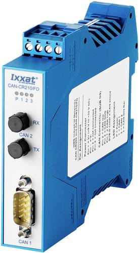 Ixxat 1.01.0068.46010 CAN-CR210/FO CAN FO Repeater CAN Bus, D-SUB9, Glasfaser, F-ST 12 V/DC, 24 V/DC von Ixxat