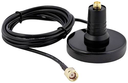 Ixxat 1.04.0085.00000 Magnetfuß-Antenne RP-SMA Stecker Antenne 1St. von Ixxat