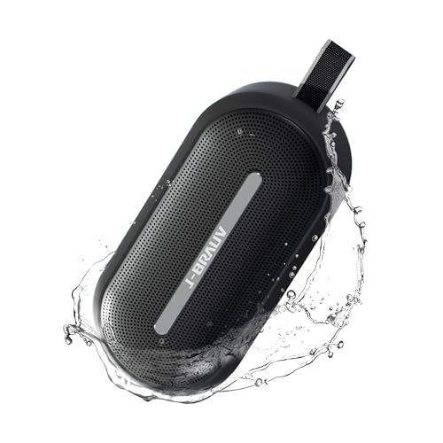 J-BRAUV Bluetooth Lautsprecher, Musikbox Tragbarer Bluetooth 5.3 Box mit 25W Dual Lautsprecher, IP67 Wasserdicht, 14H Akku, TWS Paarung, Geeignet Outdoor, Party, Reisen - Schwarz J-BRAUV Bluetooth Lautsprecher, Musikbox Tragbarer Bluetooth 5.3 Box mit 25W Dual Lautsprecher, IP67 Wasserdicht, 14H Akku, TWS Paarung, Geeignet Outdoor, Party, Reisen - Schwarz von J-BRAUV