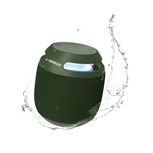 J-BRAUV Tragbare Bluetooth-Lautsprecher mit RGB-Licht, Klein Musikbox Bluetooth 5.3 mit IP66 Wasserdicht, 10H Akku, 10W Stereo-Paarung, Lautsprecher Boxen für Zuhause, Draußen J-BRAUV Tragbare Bluetooth-Lautsprecher mit RGB-Licht, Klein Musikbox Bluetooth 5.3 mit IP66 Wasserdicht, 10H Akku, 10W Stereo-Paarung, Lautsprecher Boxen für Zuhause, Draußen von J-BRAUV