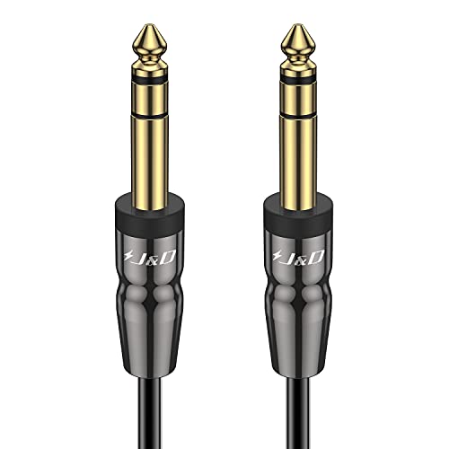 J&D 1/4 Zoll TRS Instrumentenkabel, vergoldeter Kupfermantel 6,35 mm 1/4 Zoll TRS-Stecker auf 6,35 mm 1/4 Zoll TRS-Stereokabel, 1.8 Meter J&D 1/4 Zoll TRS Instrumentenkabel, vergoldeter Kupfermantel 6,35 mm 1/4 Zoll TRS-Stecker auf 6,35 mm 1/4 Zoll TRS-Stereokabel, 1.8 Meter von J&D