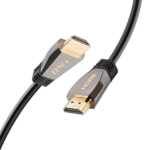 J&D 10K 8K HDMI 2.1 Kabel, 2.1 Version HDMI Kabel Adapter Unterstützung 8K@60Hz 4K@120Hz Dynamic HDR eARC Dolby mit 48Gbps Bandbreite für PS5, Xbox Series X/S, RTX 3080/3090, 2 M von J&D