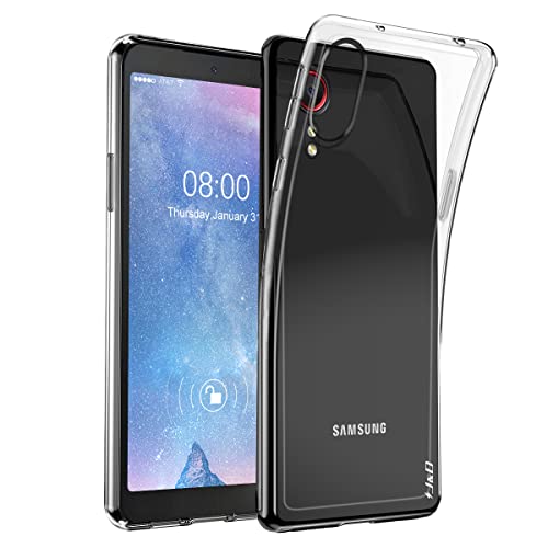 J&D Case Kompatibel für Samsung Galaxy Xcover 5 Hülle, Leichtgewichtig Ultra-Durchsichtig Stoßfest Schützend Dünn Silikon Stoßschutzhülle für Galaxy Xcover 5, Transparent von J&D