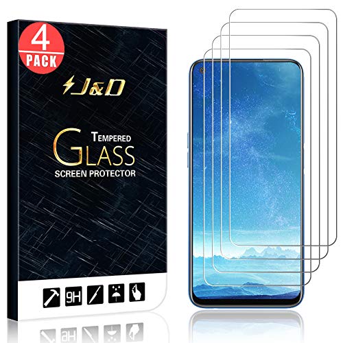 J&D Displayschutz Kompatibel für Realme 7 Gehärtetes Glas Schutzfolie, 4 Stücke Vorgespanntes Glas Nicht Ganze Displayschutzfolie Deckung Glas für Realme 7 J&D Displayschutz Kompatibel für Realme 7 Gehärtetes Glas Schutzfolie, 4 Stücke Vorgespanntes Glas Nicht Ganze Displayschutzfolie Deckung Glas für Realme 7 von J&D