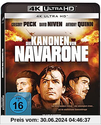 Die Kanonen von Navarone (4K Ultra HD) [Blu-ray] von J. Lee Thompson