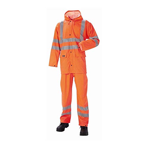 J.A.K. 0807127 Serie 12108 50% Polyamid/50% Polyurethane Regenkleidung, EN 343, EN 20471, Klasse 3, Orange, 4XL Größe J.A.K. 0807127 Serie 12108 50% Polyamid/50% Polyurethane Regenkleidung, EN 343, EN 20471, Klasse 3, Orange, 4XL Größe von J.A.K.