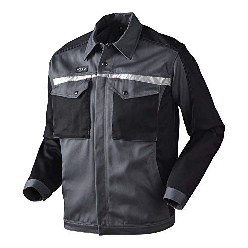 J.A.K. 102055002 Serie 10205 100% Baumwolle Jacke, Grau/Schwarz, M Größe von J.A.K.