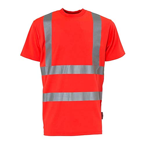 J.A.K. 111145209 Serie 11114 55% Baumwolle/45% Polyester T-Shirt, EN 20471, Klasse 2, Rot, 6XL Größe J.A.K. 111145209 Serie 11114 55% Baumwolle/45% Polyester T-Shirt, EN 20471, Klasse 2, Rot, 6XL Größe von J.A.K.