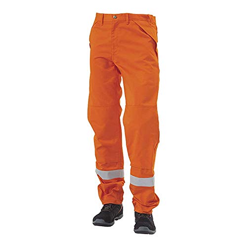 J.A.K. 1210107076 Serie 12101 65% Baumwolle/34% Polyester/1% Negastat High Performance Hose, Orange, 44 R (30/32) Größe von J.A.K.