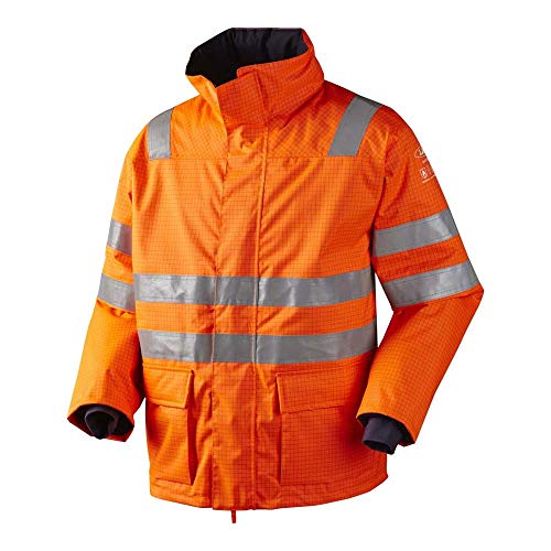 J.A.K. 121360708 Serie 12136 98% Oxford Nylon 300D/2% Negastat High Performance Parka, Orange, 5XL Größe von J.A.K.