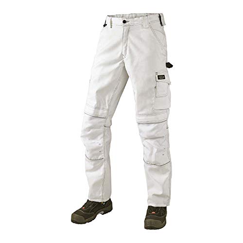 J.A.K. 150004100 Serie 1500 60% Baumwolle/40% Polyester Bundhose, Weiß, 56 R (39/32) Größe von J.A.K.