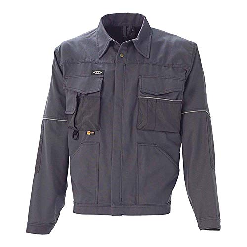 J.A.K. 15021402 Serie 1502 60% Baumwolle/40% Polyester Blousonjacke, Grau, M Größe von J.A.K.