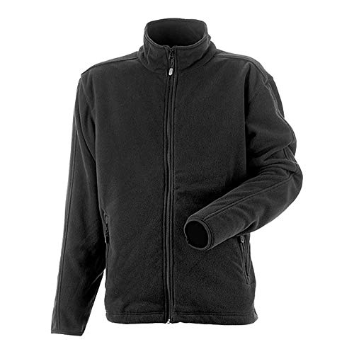 J.A.K. 3706126 Serie 6137 100% Polyester Fleecejacke, Schwarz, 3XL Größe von J.A.K.