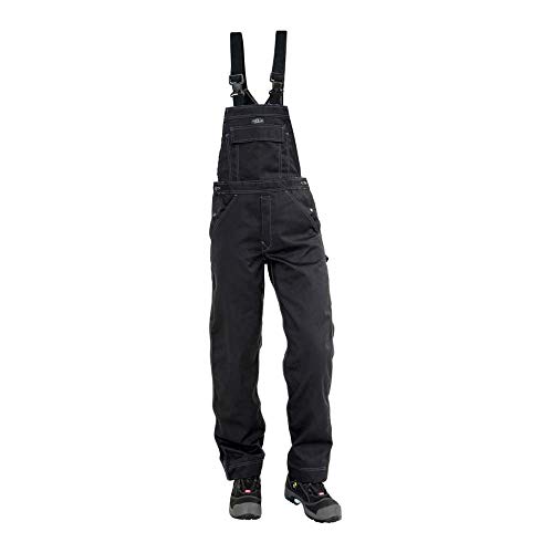 J.A.K. 510312080 Serie 5103 65% Polyester/35% Baumwolle Latzhose, Schwarz, 46 R/L (32/32-32/35) Größe von J.A.K.