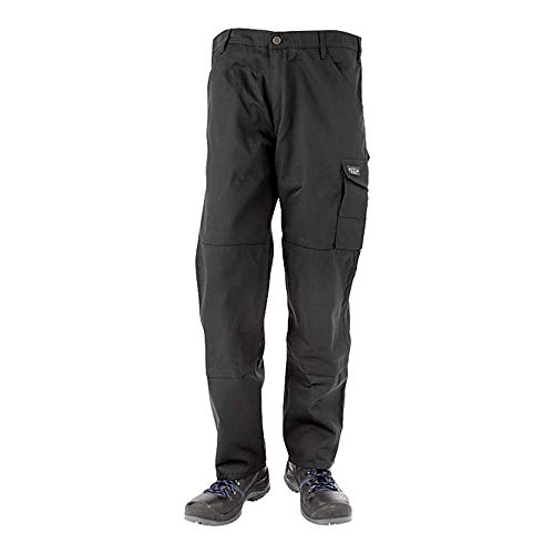 J.A.K. 910112080 Serie 9101 65% Polyester/35% Baumwolle Bundhose, Schwarz, 46 R (32/32) Größe von J.A.K.