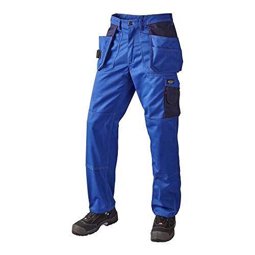 J.A.K. 920418076 Serie 9204 65% Polyester/35% Baumwolle Bundhose mit Hängetaschen, Königsblau/Marine, 44 R (30/32) Größe von J.A.K.