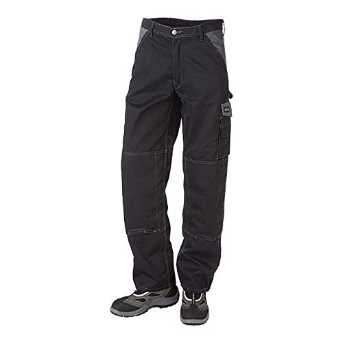 J.A.K. 920651096 Serie 9206 65% Polyester/35% Baumwolle Bundhose, Schwarz/Grau, 54 R (38/32) Größe von J.A.K.