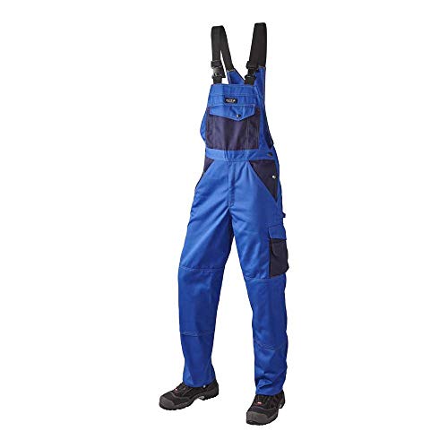 J.A.K. 920718B128 Serie 9207 65% Polyester/35% Baumwolle Latzhose, Königsblau/Marine, 70 L (50/35) Größe von J.A.K.