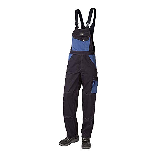 J.A.K. 920746B084 Serie 9207 65% Polyester/35% Baumwolle Latzhose, Marine/Königsblau, 48 L (34/35) Größe von J.A.K.