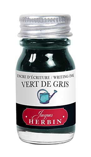 J.Herbin 11507T Tinteflakon (10 ml für Füller) 1 Stück hellgrau von J.Herbin