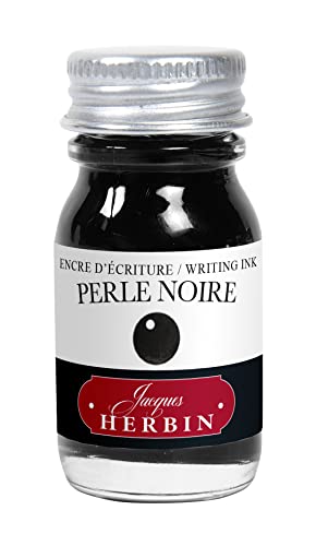 J.Herbin 11509T (1 Tinteflakon 10 ml für Füller) schwarz von J.Herbin