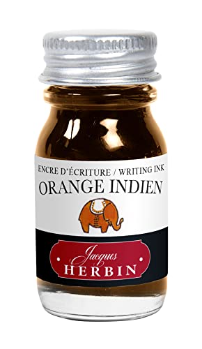 J.Herbin 11557T (1 Tinteflakon 10 ml für Füller) indisch orange von J.Herbin