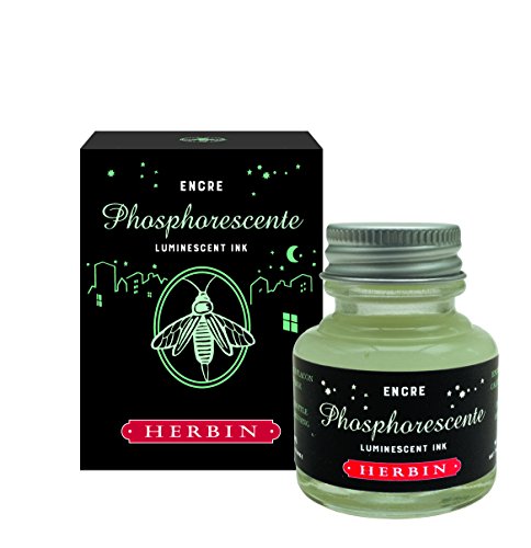 J.Herbin 13690T Tinte (Flakon 30 ml, ideal für die Kalligraphie) phosphorescente von J.Herbin