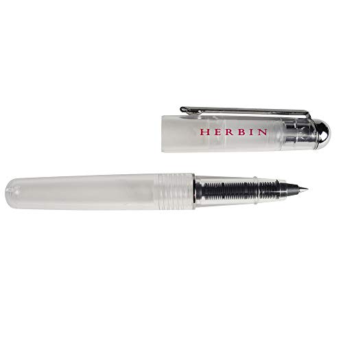 J.Herbin 21500T Tintenroller (aus PP, 11,7 cm, praktisch und robust) 1 Stück transparent von J.Herbin