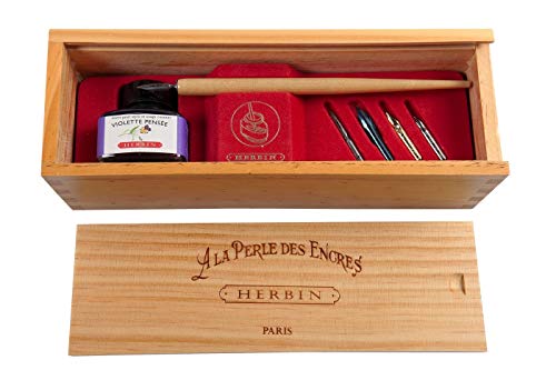J.Herbin 27077T Geschenkset in holzbox, La Perle des Encres von J. Herbin