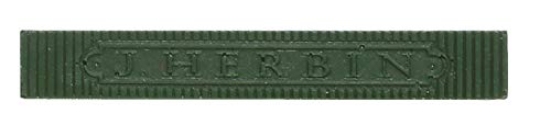 J.Herbin 33130T Siegelwachs Blisterpack, mit 4 stangen weich, dunkelgrün von J.Herbin