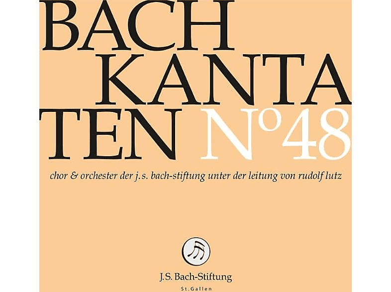 Rudolf/Orchester der J. S. Bach-Stiftung Chor Der Bach-stiftung/lutz - Bach Kantaten N°48 (CD) von J.S. BACH-