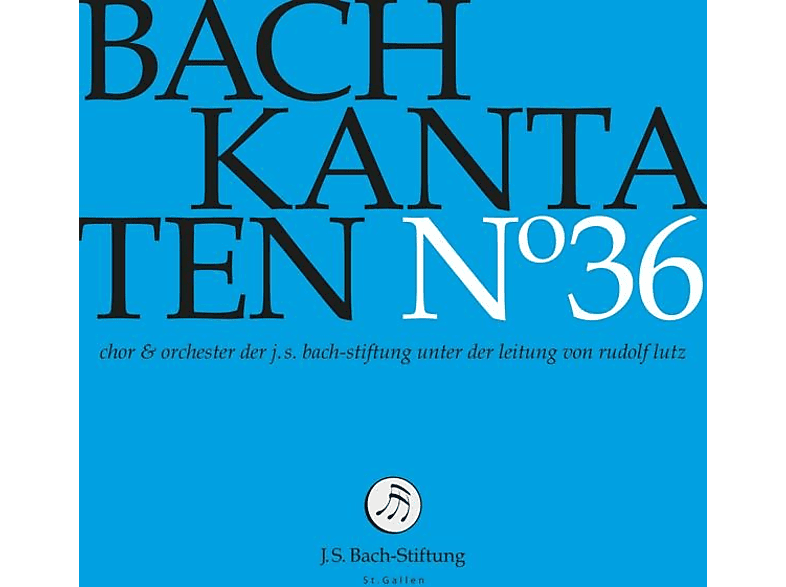 Rudolf Lutz / J.S. Bach-Stiftung - Kantaten No°36 (CD) von J.S. BACH-