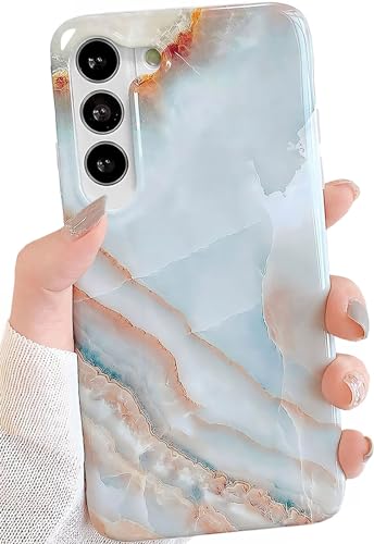 J.west Schutzhülle für Samsung Galaxy S23, 6.1 Zoll, luxuriöses graues Achat-Marmorstein-Design, Grafikdruck, weiche Hülle für Mädchen und Frauen, stoßfest, TPU-Schutzhülle für iPhone, Samsung S23 J.west Schutzhülle für Samsung Galaxy S23, 6.1 Zoll, luxuriöses graues Achat-Marmorstein-Design, Grafikdruck, weiche Hülle für Mädchen und Frauen, stoßfest, TPU-Schutzhülle für iPhone, Samsung S23 von J.west