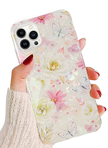 J.west Schutzhülle für iPhone 13 Pro Max, 6.7 Zoll, luxuriös, glitzernd, weich, transparent, bunt, Opal, Perlen-Design, Silikonhülle für Frauen und Mädchen, schlanke TPU-Schutzhülle J.west Schutzhülle für iPhone 13 Pro Max, 6.7 Zoll, luxuriös, glitzernd, weich, transparent, bunt, Opal, Perlen-Design, Silikonhülle für Frauen und Mädchen, schlanke TPU-Schutzhülle von J.west