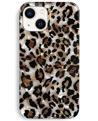 J.west Schutzhülle kompatibel mit iPhone 14, luxuriös, glitzernd, durchscheinend, transparent, Vintage-Leopardenmuster, schützende Handyhülle für iPhone 14, 6.1 Zoll Gepard J.west Schutzhülle kompatibel mit iPhone 14, luxuriös, glitzernd, durchscheinend, transparent, Vintage-Leopardenmuster, schützende Handyhülle für iPhone 14, 6.1 Zoll Gepard von J.west