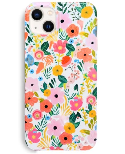 J.west iPhone 13 Hülle 6.1, weiche, stoßfeste, niedliche Blumen-Handy-Schutzhülle für Frauen, Gartenblumen-Muster, schlanke Passform, kratzfeste Handyhülle für Mädchen J.west iPhone 13 Hülle 6.1, weiche, stoßfeste, niedliche Blumen-Handy-Schutzhülle für Frauen, Gartenblumen-Muster, schlanke Passform, kratzfeste Handyhülle für Mädchen von J.west