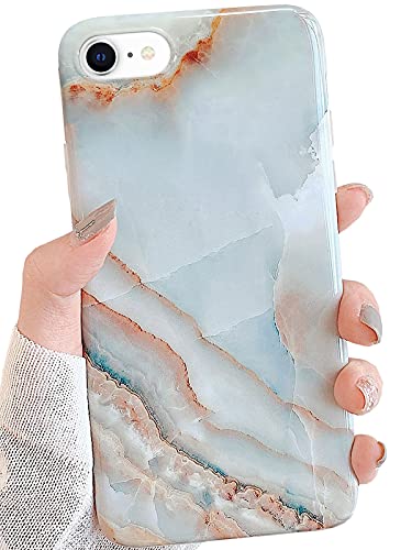 J.west iPhone SE 2020 Hülle/iPhone 8/iPhone 7, Luxus Grau Marmor Design Grafiken Stein Muster Ultra Slim Dünn Bumper Weiche Gummi TPU Silikon Schutzhülle Handyhülle für Frauen Mädchen Achat Slice J.west iPhone SE 2020 Hülle/iPhone 8/iPhone 7, Luxus Grau Marmor Design Grafiken Stein Muster Ultra Slim Dünn Bumper Weiche Gummi TPU Silikon Schutzhülle Handyhülle für Frauen Mädchen Achat Slice von J.west