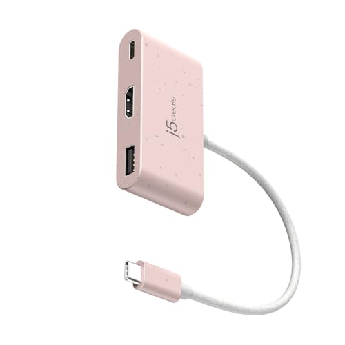 j5create JCA379ER-N USB-C écologique vers HDMI™ et USB™ Type-A Avec Power Delivery von J5 Create