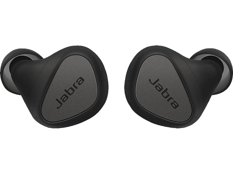 JABRA ELITE 5 TWS mit hybrider aktiver Geräuschunterdrückung (ANC), In-ear Kopfhörer Bluetooth Titanschwarz von JABRA