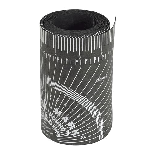 Jackson Safety CURV-O-MARK Wrap-A-Round Schweiß-/Rohrleitungs-Lay-Out-Lineal, extra groß (Länge: 2,1 m), Schwarz - 177b, J1860 von Jackson Safety