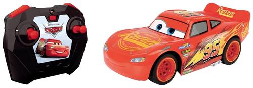 JADA TOYS 203084028ONL Cars 3 Lightning McQueen 1:24 RC Einsteiger Modellauto Elektro Straßenmodell von JADA TOYS