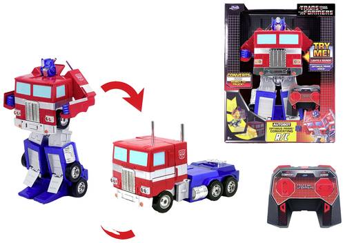 JADA TOYS 253114000 Transforming RC Optimus Prime RC Einsteiger Modellauto Elektro LKW von JADA TOYS