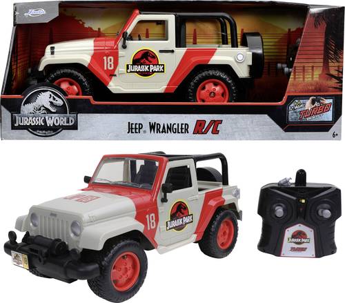 JADA TOYS 253256000 Jurassic Park RC Jeep Wrangler 1:16 RC Modellauto Elektro Geländewagen JADA TOYS 253256000 Jurassic Park RC Jeep Wrangler 1:16 RC Modellauto Elektro Geländewagen von JADA TOYS